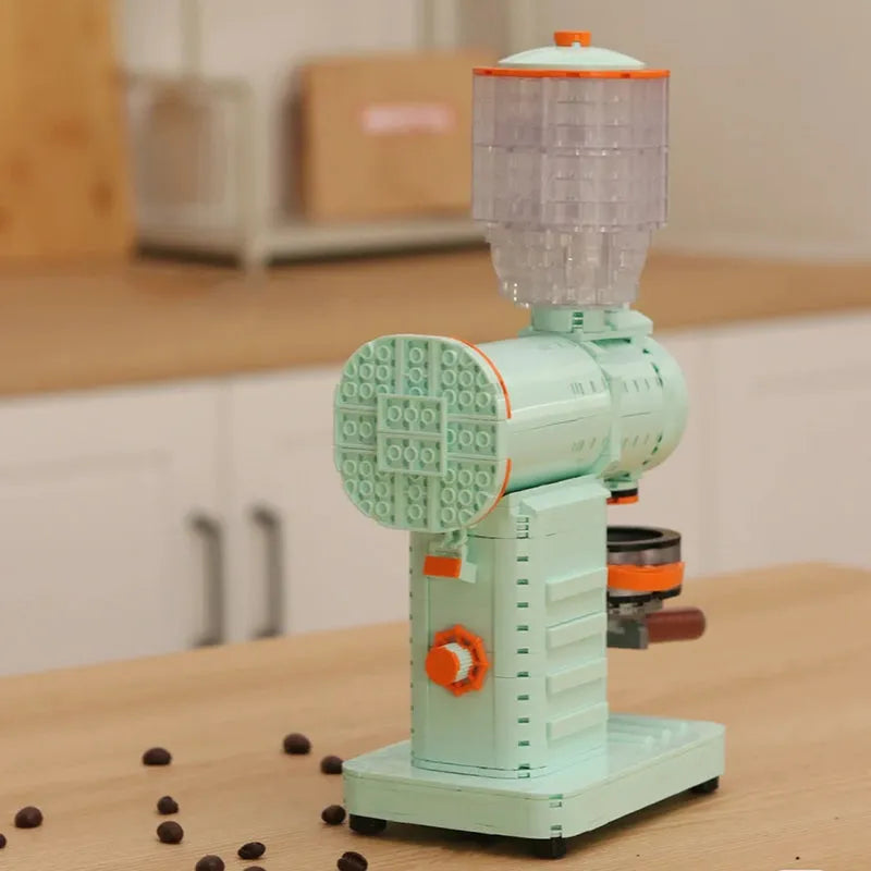 Building Blocks MOC City Creative Coffee Grinder Machine MINI Bricks Toys 01053 Construction Set Toys - 9