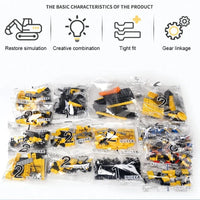 Thumbnail for Building Blocks MOC City Mini Crawler Excavator Bricks Toys 0235 Construction Set Toys - 4