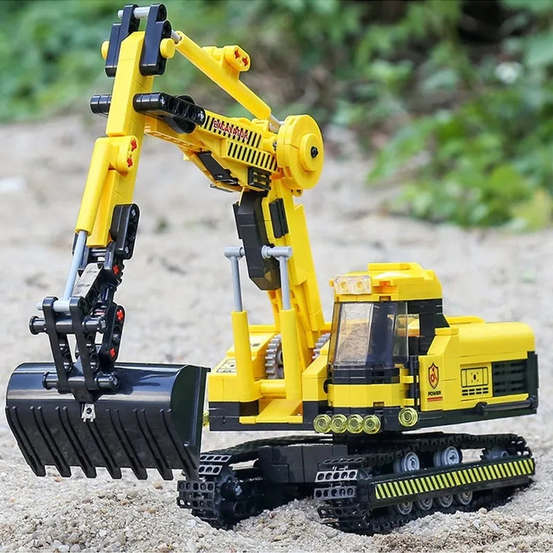 Building Blocks MOC City Mini Crawler Excavator Bricks Toys 0235 - 7