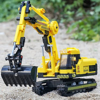 Thumbnail for Building Blocks MOC City Mini Crawler Excavator Bricks Toys 0235 Construction Set Toys - 7