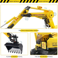 Thumbnail for Building Blocks MOC City Mini Crawler Excavator Bricks Toys 0235 Construction Set Toys - 10