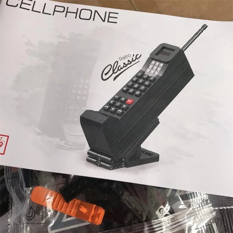 Building Blocks MOC Classic Retro Cellphone MINI Bricks Toys 00987 - 4