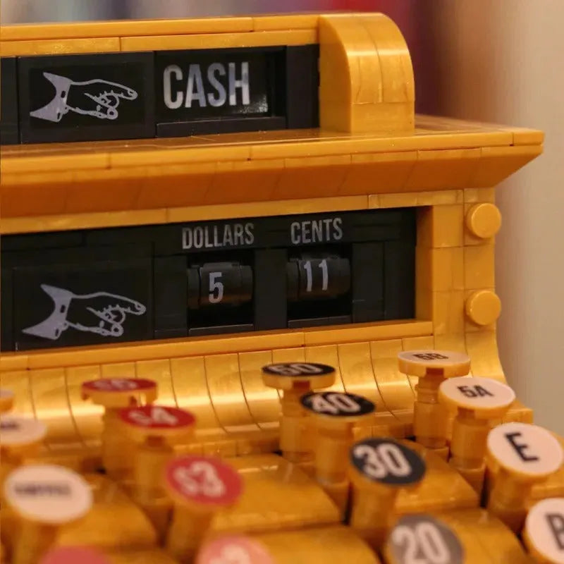 Old fashioned toy cash register top