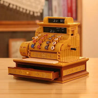 Thumbnail for Building Blocks MOC Classic Vintage Cash Register MINI Retro Bricks Toys - 3