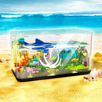 Thumbnail for Building Blocks MOC Creator Aquarium Fish Tank MINI Bricks Toy DZ6102 - 2