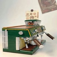 Thumbnail for Building Blocks MOC Creator Classic Coffee Machine MINI Bricks Toys DZ6017 - 8