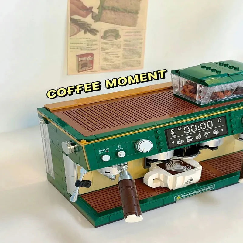 Building Blocks MOC Creator Classic Coffee Machine MINI Bricks Toys DZ6017 Construction Set Toys - 9