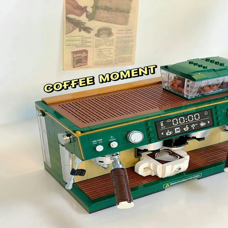 Building Blocks MOC Creator Classic Coffee Machine MINI Bricks Toys DZ6017 - 9