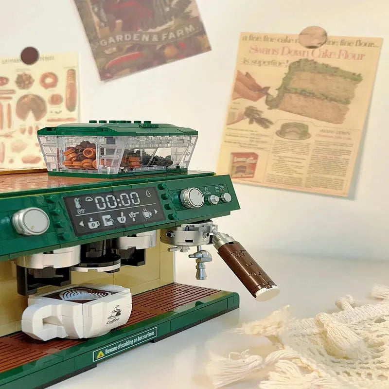 Building Blocks MOC Creator Classic Coffee Machine MINI Bricks Toys DZ6017 Construction Set Toys - 6