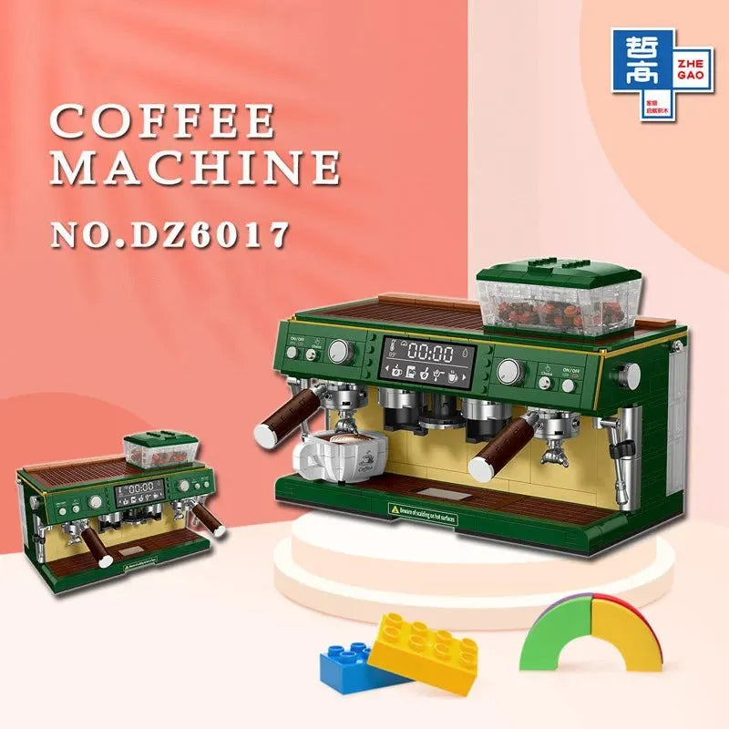 Building Blocks MOC Creator Classic Coffee Machine MINI Bricks Toys DZ6017 - 3