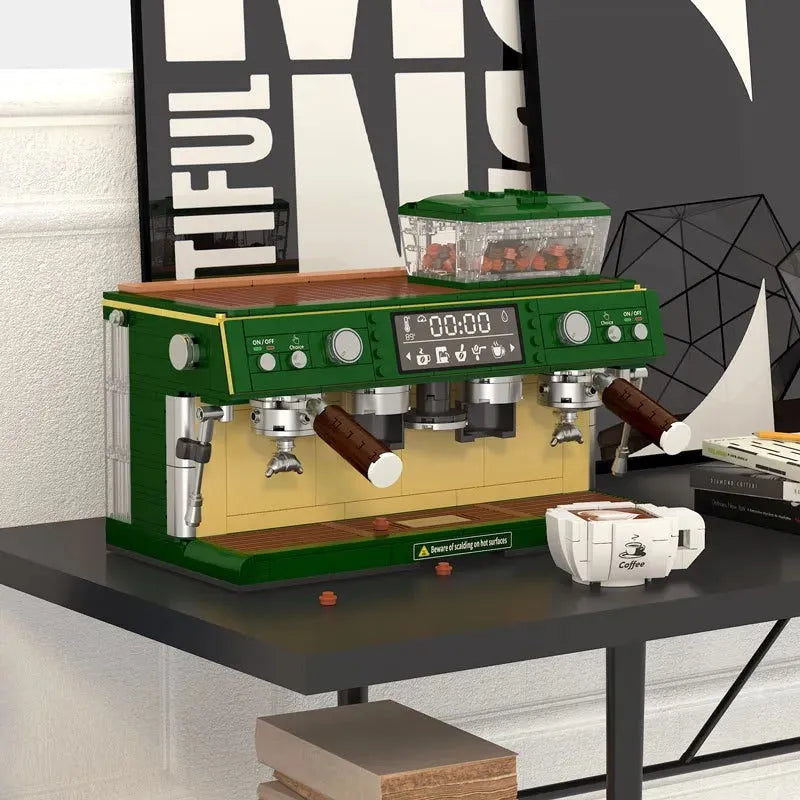 Building Blocks MOC Creator Classic Coffee Machine MINI Bricks Toys DZ6017 Construction Set Toys - 5