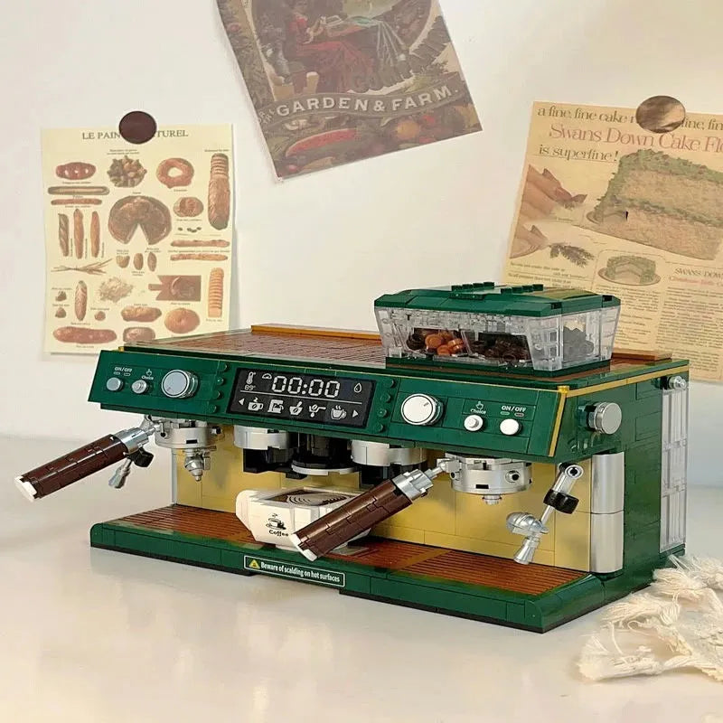 Building Blocks MOC Creator Classic Coffee Machine MINI Bricks Toys DZ6017 Construction Set Toys - 7