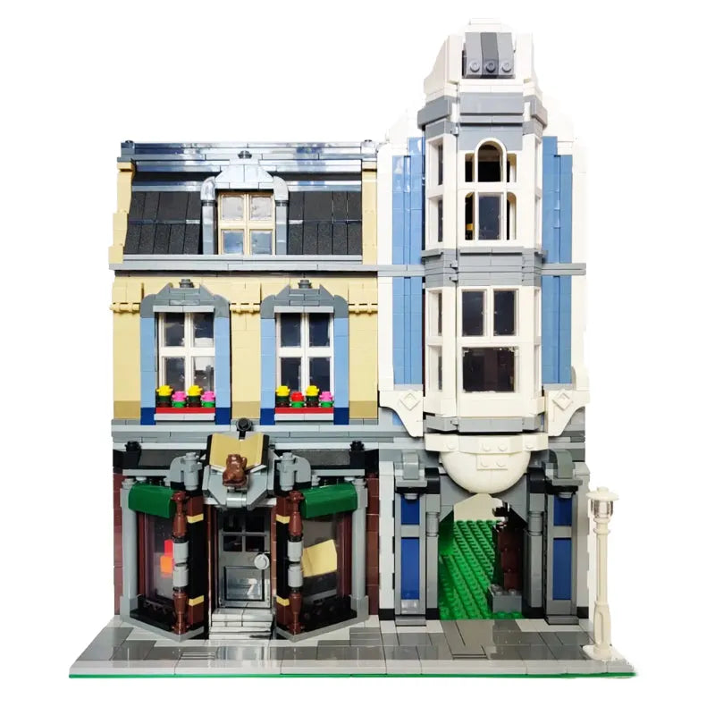 Building Blocks MOC Creator Expert City Bookstore Shop Bricks Toy Construction Set Toys - 1