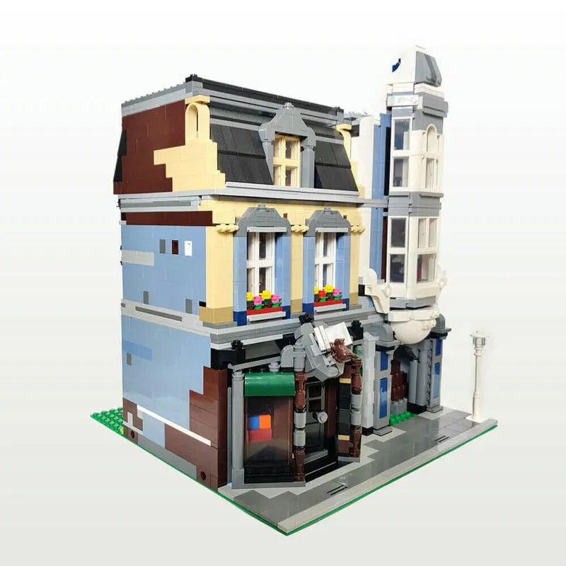 Building Blocks MOC Creator Expert City Bookstore Shop Bricks Toy - 7