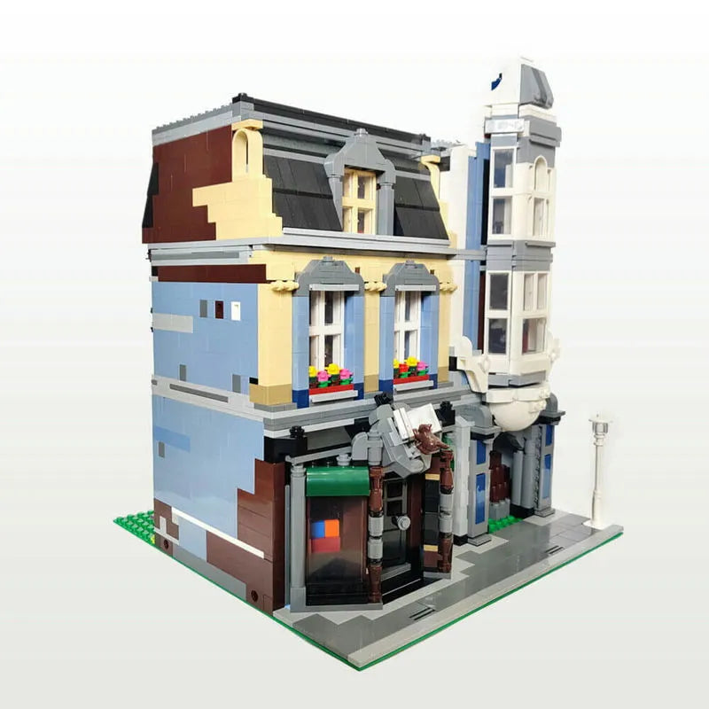 Building Blocks MOC Creator Expert City Bookstore Shop Bricks Toy Construction Set Toys - 7