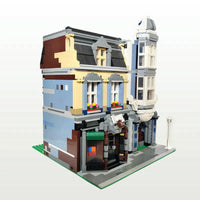 Thumbnail for Building Blocks MOC Creator Expert City Bookstore Shop Bricks Toy - 7