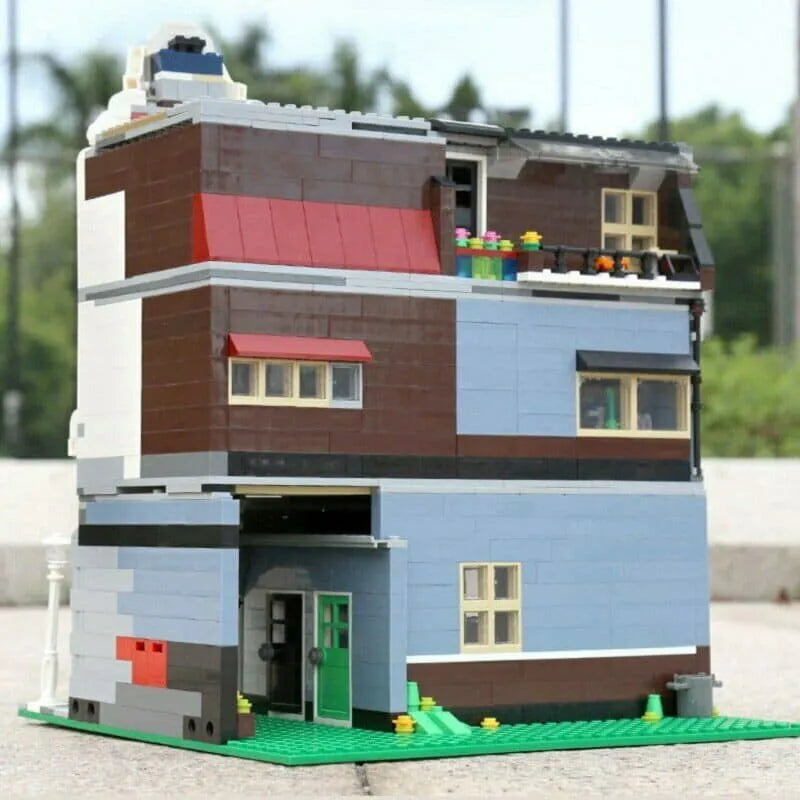 Building Blocks MOC Creator Expert City Bookstore Shop Bricks Toy Construction Set Toys - 13