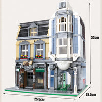 Thumbnail for Building Blocks MOC Creator Expert City Bookstore Shop Bricks Toy Construction Set Toys - 3