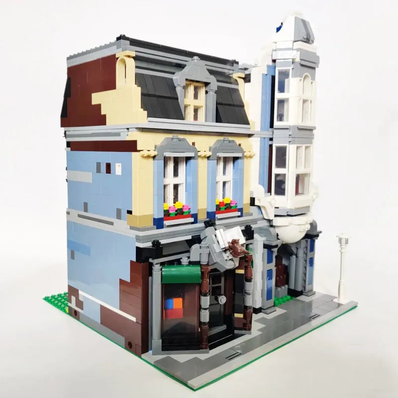 Building Blocks MOC Creator Expert City Bookstore Shop Bricks Toy Construction Set Toys - 14