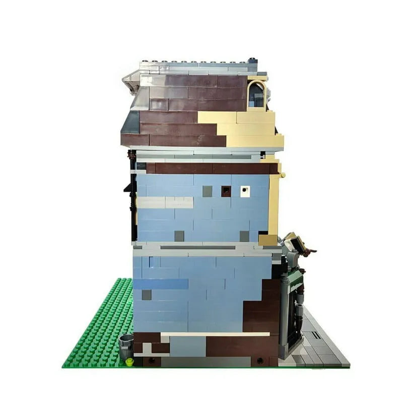 Building Blocks MOC Creator Expert City Bookstore Shop Bricks Toy Construction Set Toys - 11