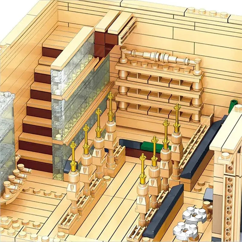 Building Blocks MOC Creator Expert City Carlo Hotel Bricks Toy 0927 Construction Set Toys - 10