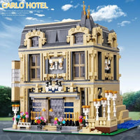 Thumbnail for Building Blocks MOC Creator Expert City Carlo Hotel Bricks Toy 0927 - 4