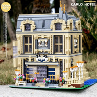 Thumbnail for Building Blocks MOC Creator Expert City Carlo Hotel Bricks Toy 0927 Construction Set Toys - 13