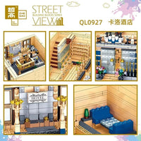 Thumbnail for Building Blocks MOC Creator Expert City Carlo Hotel Bricks Toy 0927 Construction Set Toys - 5