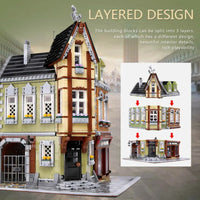 Thumbnail for Building Blocks MOC Creator Expert City Corner Mall Store Bricks Toy 0919 - 4