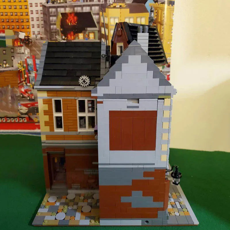 Building Blocks MOC Creator Expert City Corner Mall Store Bricks Toy 0919 - 14