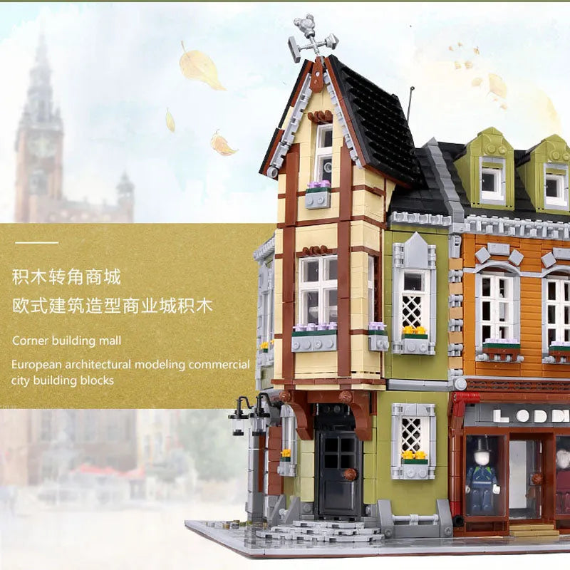 Building Blocks MOC Creator Expert City Corner Mall Store Bricks Toy 0919 - 8