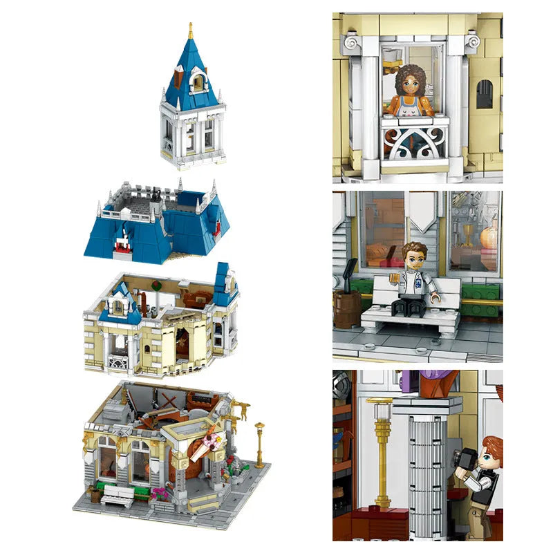 Building Blocks MOC Creator Expert City Costume Shop Bricks Toy 0923 Construction Set Toys - 4