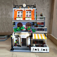 Thumbnail for Building Blocks MOC Creator Expert City Garden Hotel Bricks Toy 0940 Construction Set Toys - 10