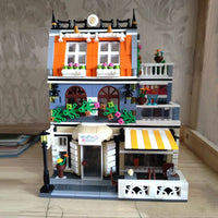 Thumbnail for Building Blocks MOC Creator Expert City Garden Hotel Bricks Toy 0940 - 10