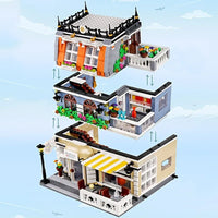 Thumbnail for Building Blocks MOC Creator Expert City Garden Hotel Bricks Toy 0940 - 5