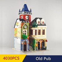 Thumbnail for Building Blocks MOC Creator Expert City Old Town Pub Bricks Toy 0924 - 4