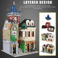 Thumbnail for Building Blocks MOC Creator Expert City Old Town Pub Bricks Toy 0924 - 3