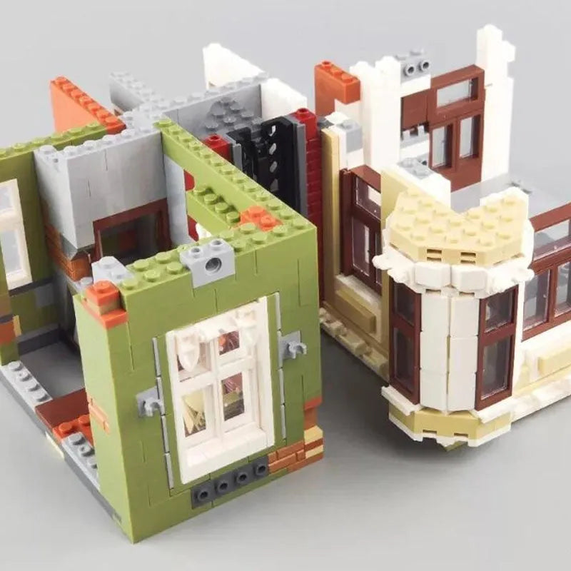 Building Blocks MOC Creator Expert City Old Town Pub Bricks Toy 0924 - 9