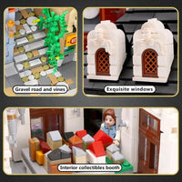 Thumbnail for Building Blocks MOC Creator Expert City Old Town Pub Bricks Toy 0924 - 5