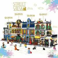 Thumbnail for Building Blocks MOC Creator Expert City Rome Restaurant Bricks Toy - 6