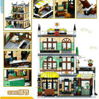 Thumbnail for Building Blocks MOC Creator Expert City Rome Restaurant Bricks Toy - 8