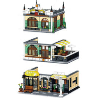 Thumbnail for Building Blocks MOC Creator Expert City Rome Restaurant Bricks Toy - 7