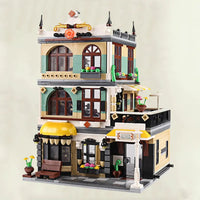 Thumbnail for Building Blocks MOC Creator Expert City Rome Restaurant Bricks Toy - 10