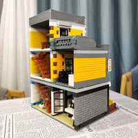 Thumbnail for Building Blocks MOC Creator Expert City Summer Coffee Shop Bricks Toy - 8