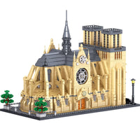 Thumbnail for Building Blocks MOC Creator Expert Notre Dame Paris Cathedral Bricks Toy 0964 Construction Set Toys - 1