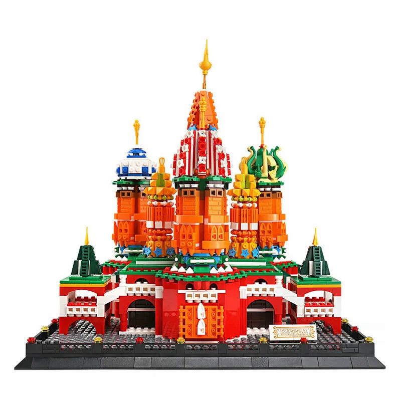 Building Blocks MOC Creator Expert Saint Basil’s Cathedral Bricks Toy - 2