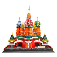 Thumbnail for Building Blocks MOC Creator Expert Saint Basil’s Cathedral Bricks Toy Construction Set Toys - 2