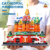 Thumbnail for Building Blocks MOC Creator Expert Saint Basil’s Cathedral Bricks Toy - 3