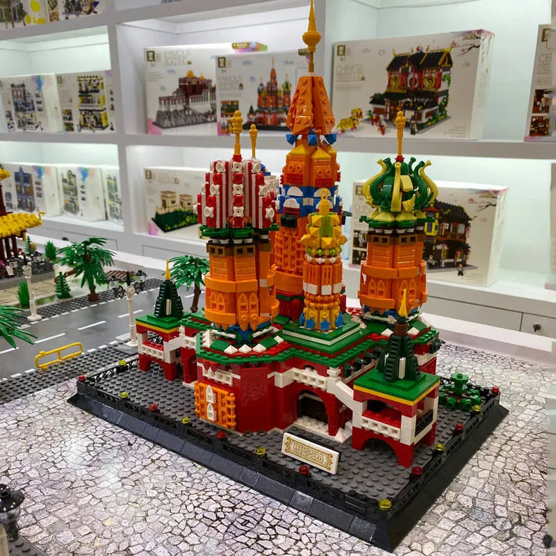 Building Blocks MOC Creator Expert Saint Basil’s Cathedral Bricks Toy - 6