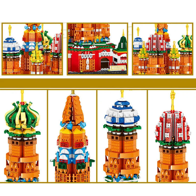 Building Blocks MOC Creator Expert Saint Basil’s Cathedral Bricks Toy - 5